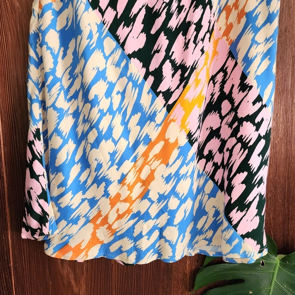 NWT Anthropologie Corey Lynn Calter Bias Printed Midi Skirt Size Large Petite - Picture 11 of 14